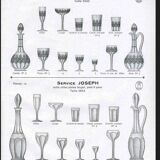 SAINT-LOUIS BRISTOL JOSEPH liqueur glass with overlay, cobalt blue lined crystal