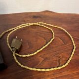 Workshop lamp in cast iron and enamelled cast iron bag