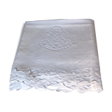 Embroidered sheet Richelieu Art Deco