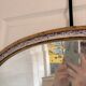 Vintage Bevelled Oval Wall Mirror Brass Wood Plastic