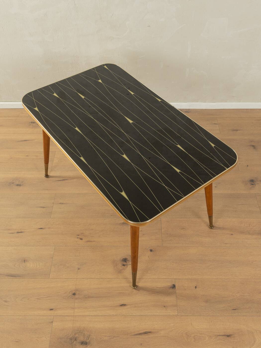 50s Extendable Glass/Wooden Table