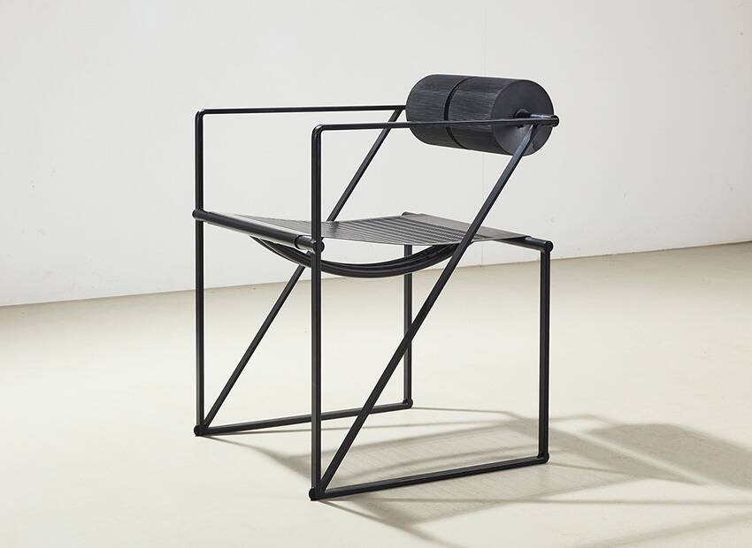 Ensemble de 6 chaises Seconda 602 de Mario Botta pour Alias Italie 1982