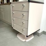 Small tulip-shaped chest of drawers 1970 Gauthier