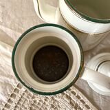 Antique coffee maker in enamelled sheet metal