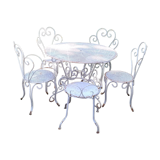 Garden furniture in iron