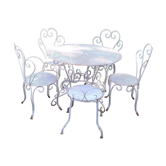 Garden furniture in iron