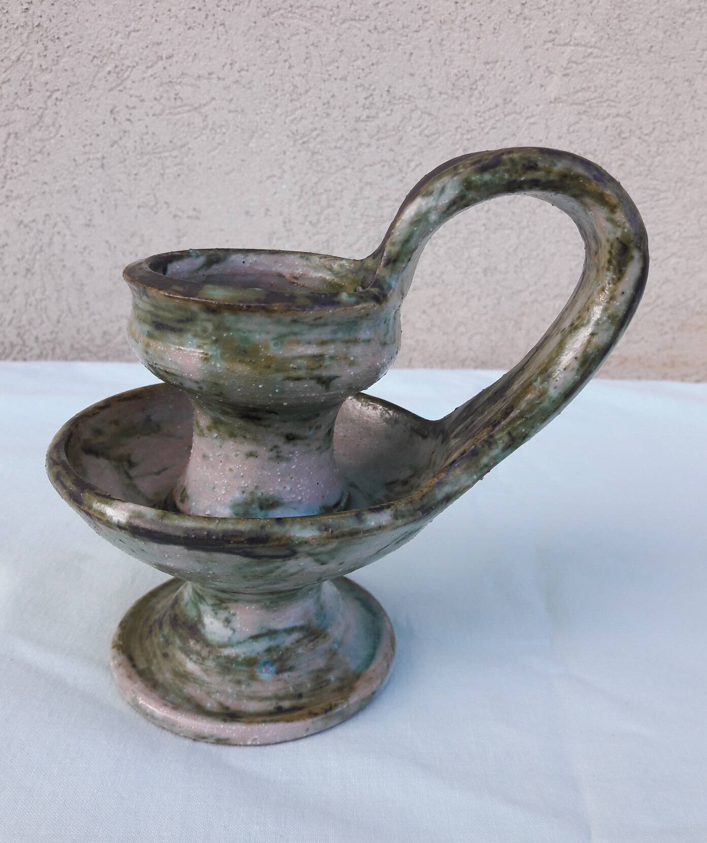 Ceramic candle holder