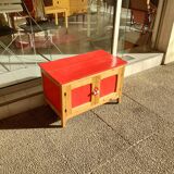 Buffet ancien en bois peint
