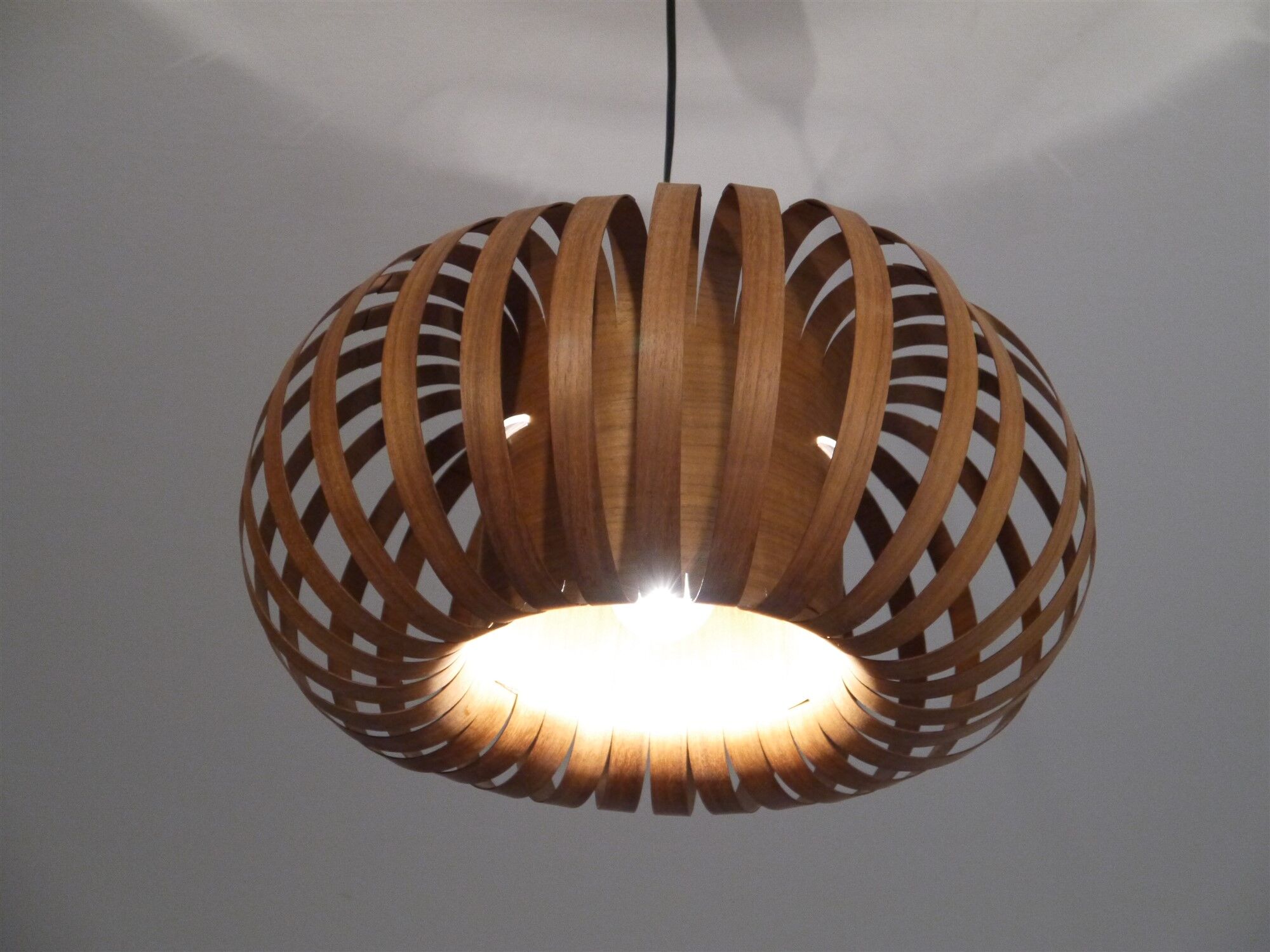 Vintage Scandinavian wooden hanging 1970