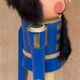 Old authentic wooden nutcracker German handmade