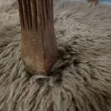 Ancien tabouret velours