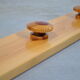 Wall coat rack in pine 1980