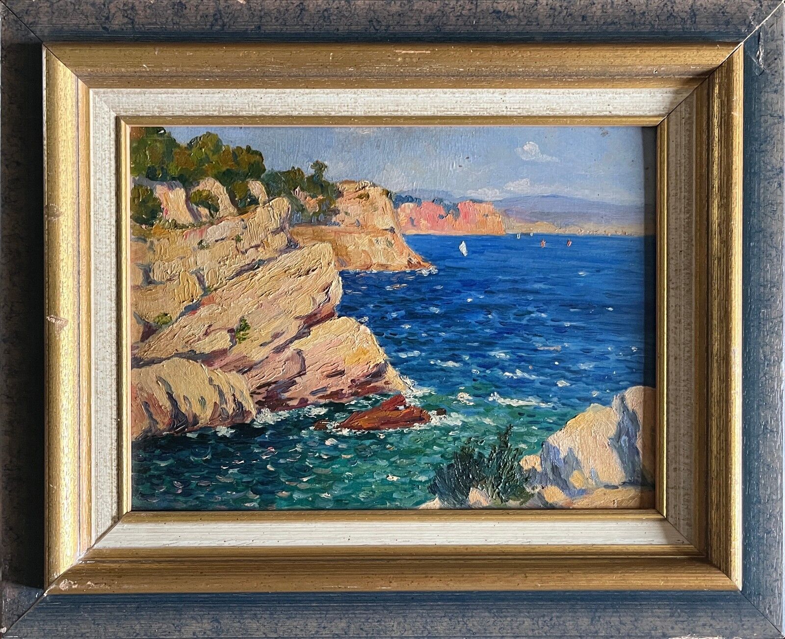 Tableau HSC Mediterranean Marine (Orientalist?) + frame