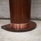 Dutch boat bar solid oak and red copper 1940 1950 art deco
