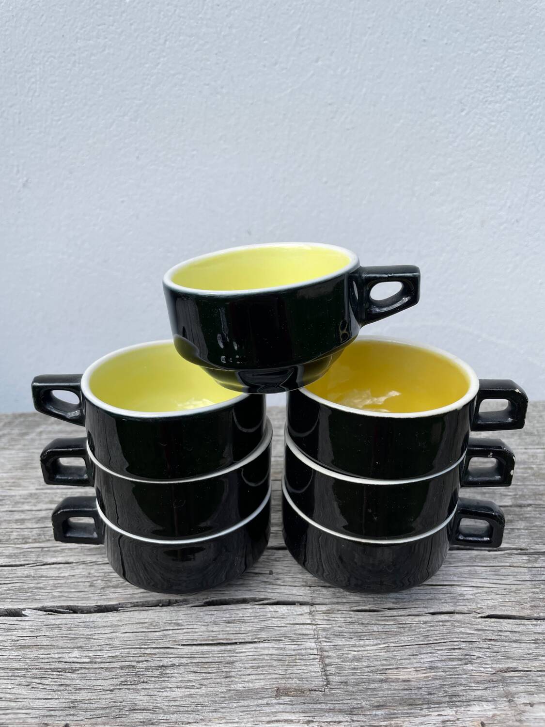 Biarritz ceramic bistro coffee cups