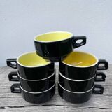 Biarritz ceramic bistro coffee cups