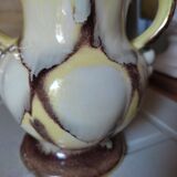 Vase 50s in marbled earthenware
