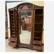 Antique Art Nouveau wardrobe, linen cupboard