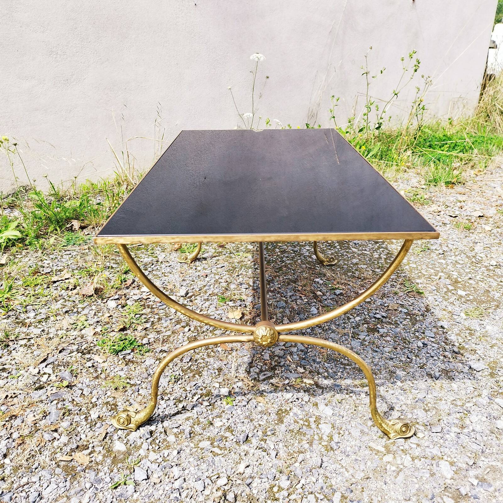 Vintage neoclassical coffee table