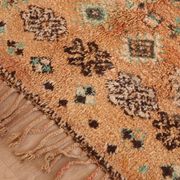 Peach Vintage Moroccan Rug 158 x 287 cm, Berber Wool Rug, Handmade Boho Rug