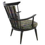Black bar chair with cushion 'Delmenhorst' Black bar chair with cushion 'Delmenhorst' Black sp