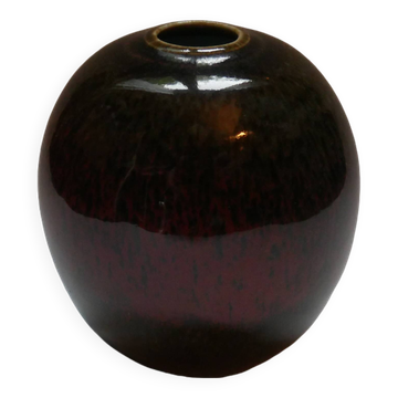 Vase soliflore céramique émaillée artisanale poterie handmade design japandi minimaliste