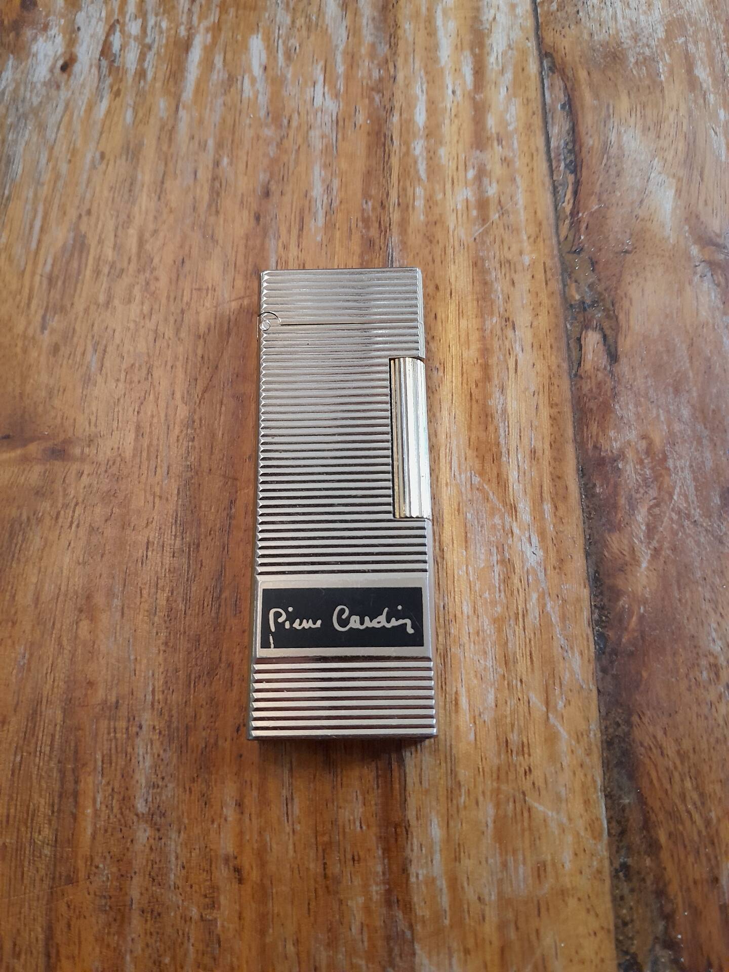 Vintage Pierre Cardin gold lighter, 1970s-80s.