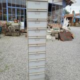 Iron loom cabinet with clamshells