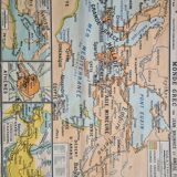 Ancient school map greek world map n: 44