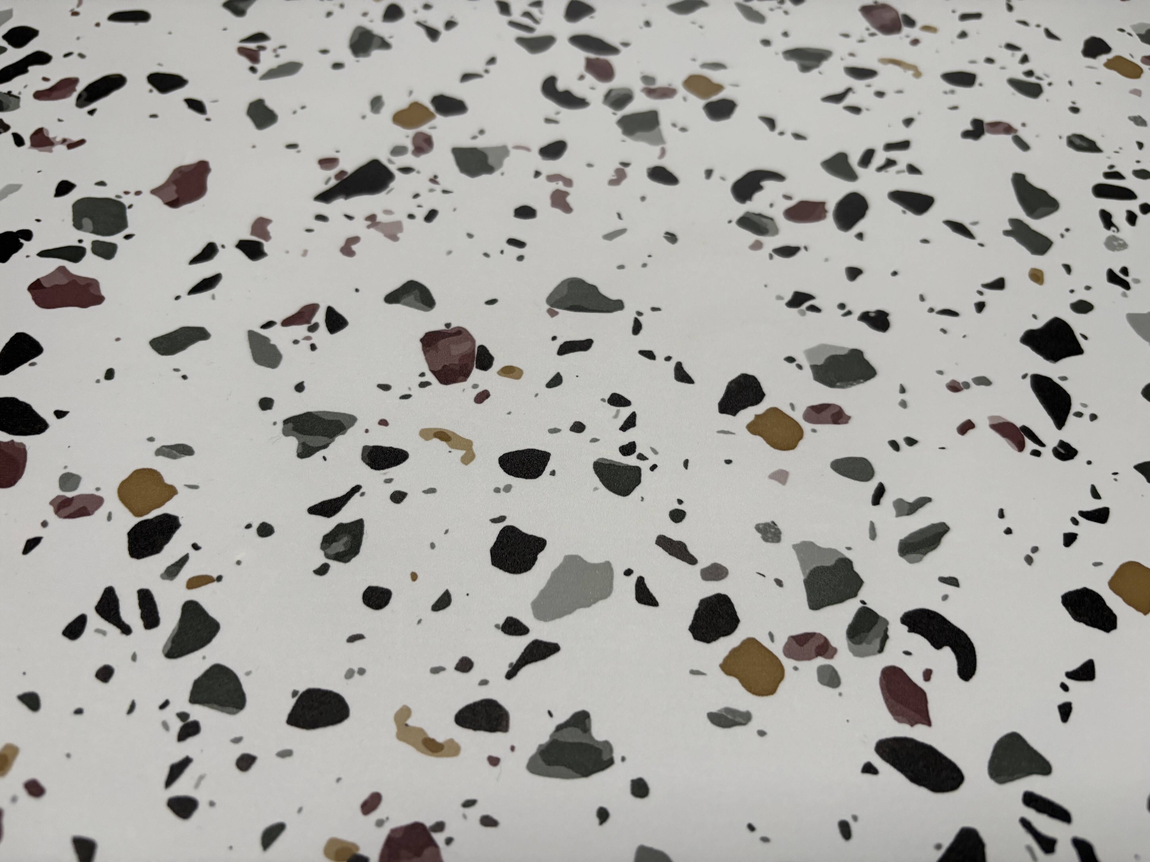 Refurbished vintage coffee table with laminated safety glass