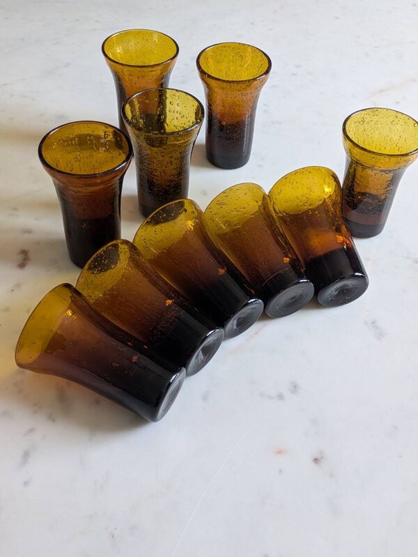 Ensemble de Verres vintage Biot