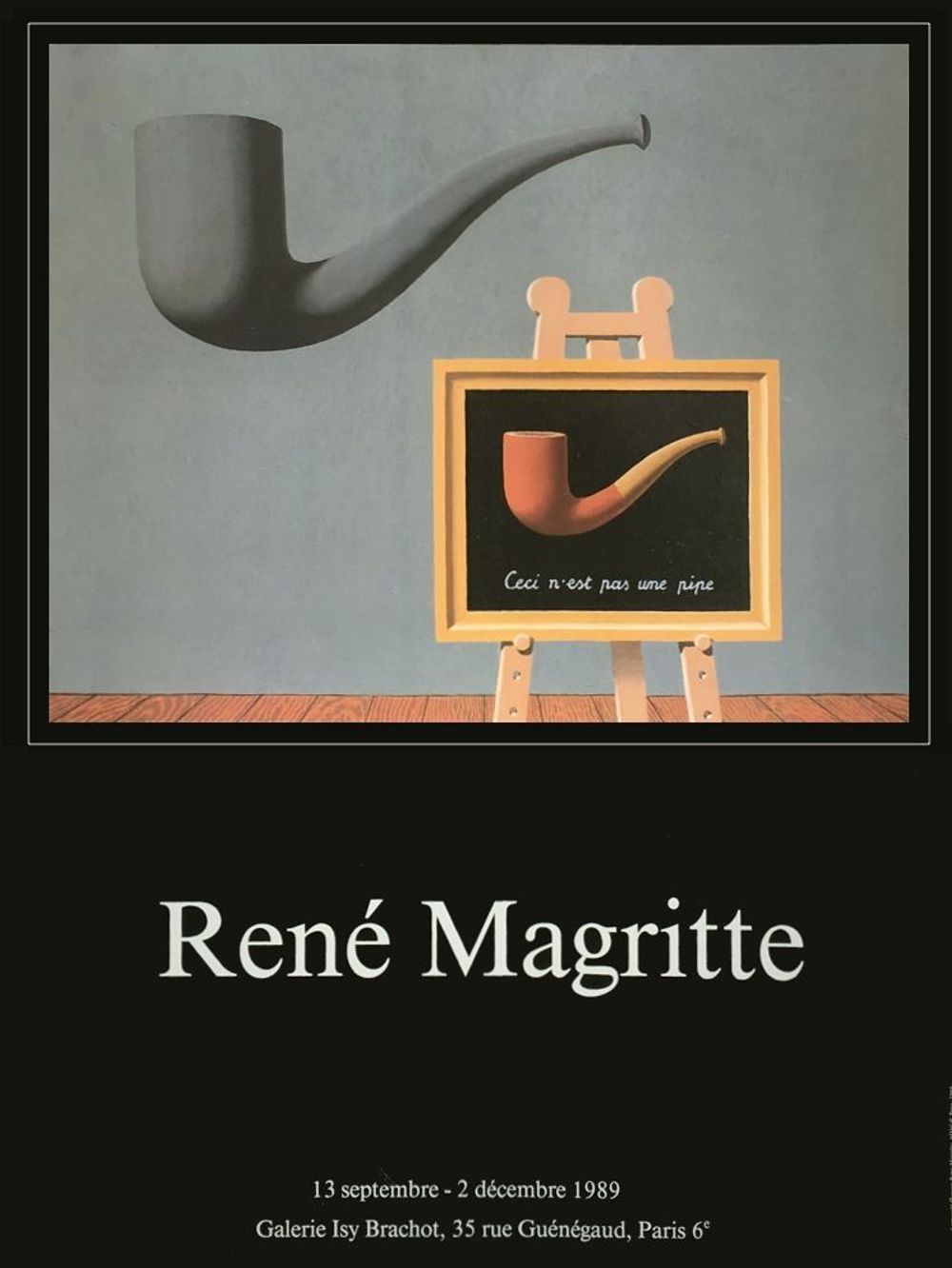 René Magritte - Poster 1989 - This is not a pipe