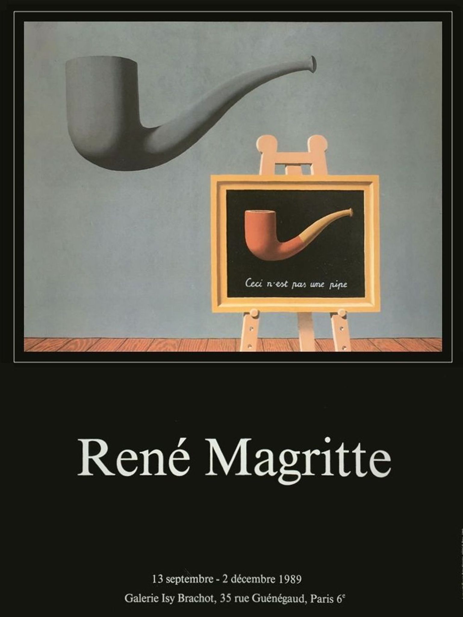 Affiche "Ceci n'est pas une pipe" René Magritte