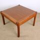 Danish square teak coffee table with reversible top 1960.