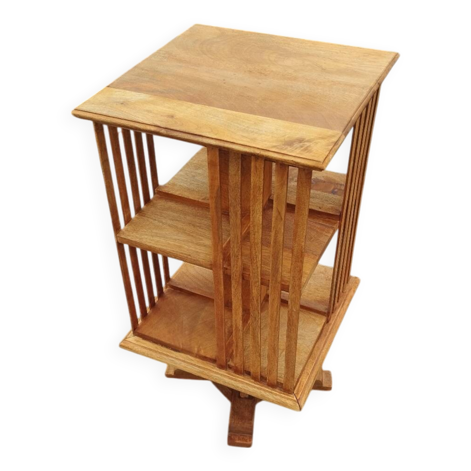 Beautiful antique vintage revolving bookcase