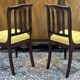 Pair of French mahogany chairs late 19th century
