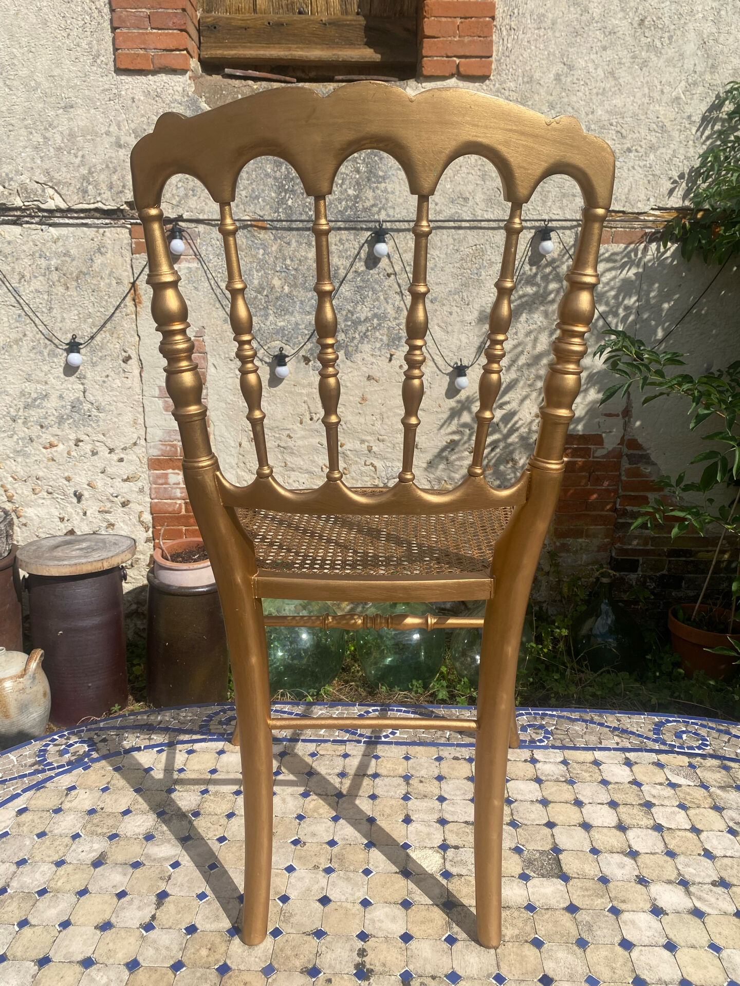 Napoleon III golden chair