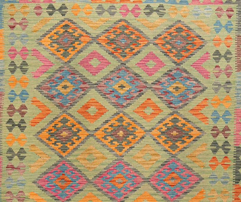 Pashtun Afghan kilim 204 x 158 cm