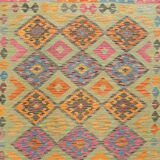 Kilim afghan pachtoune 204 x 158 cm