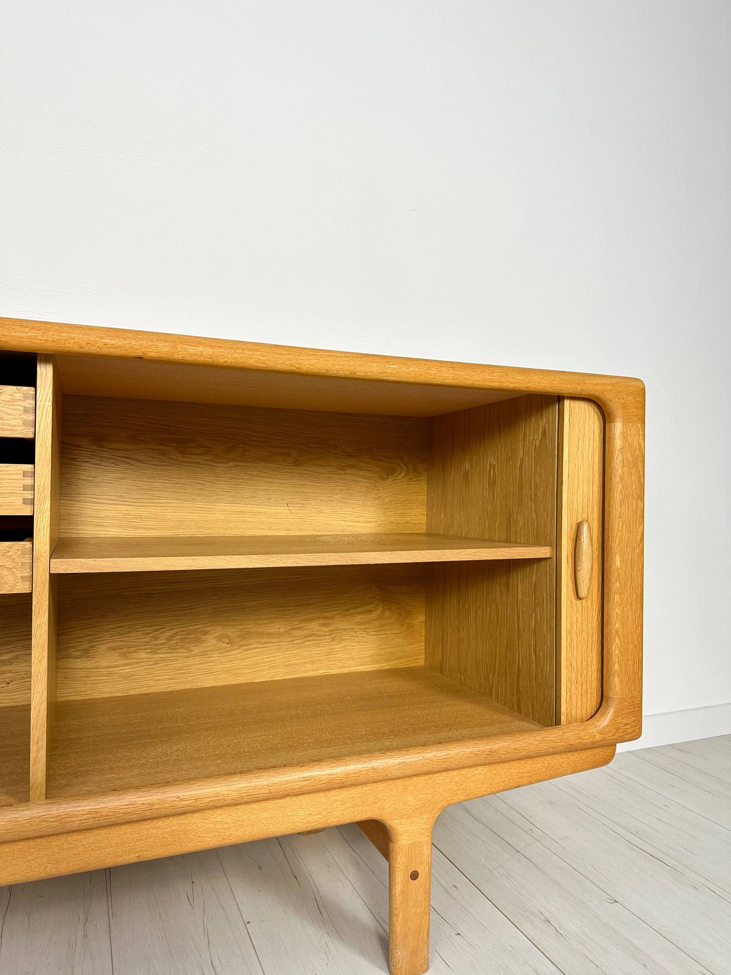 1960s Large Vintage Danish Mid-Century Oak Sideboard by Dyrlund