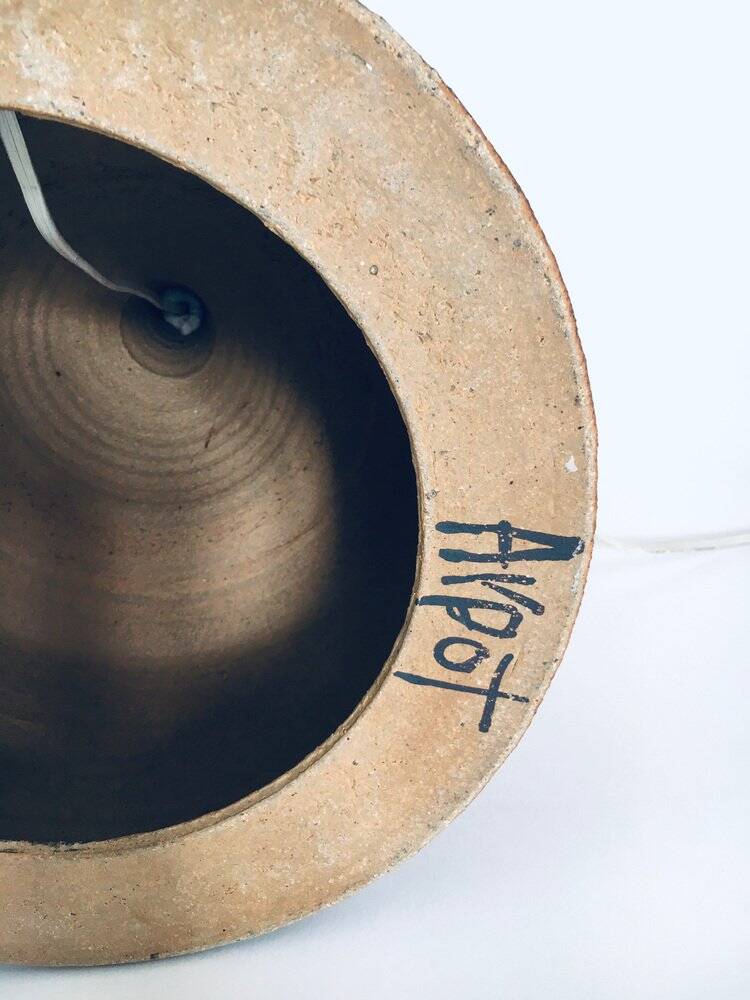 Mid-Century Scandinavian Ceramic Table Lamp from Aypot, Sweden, 1970s