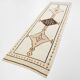 Beige & Brown Classic Turkish Runner Rug, 100x332Cm
