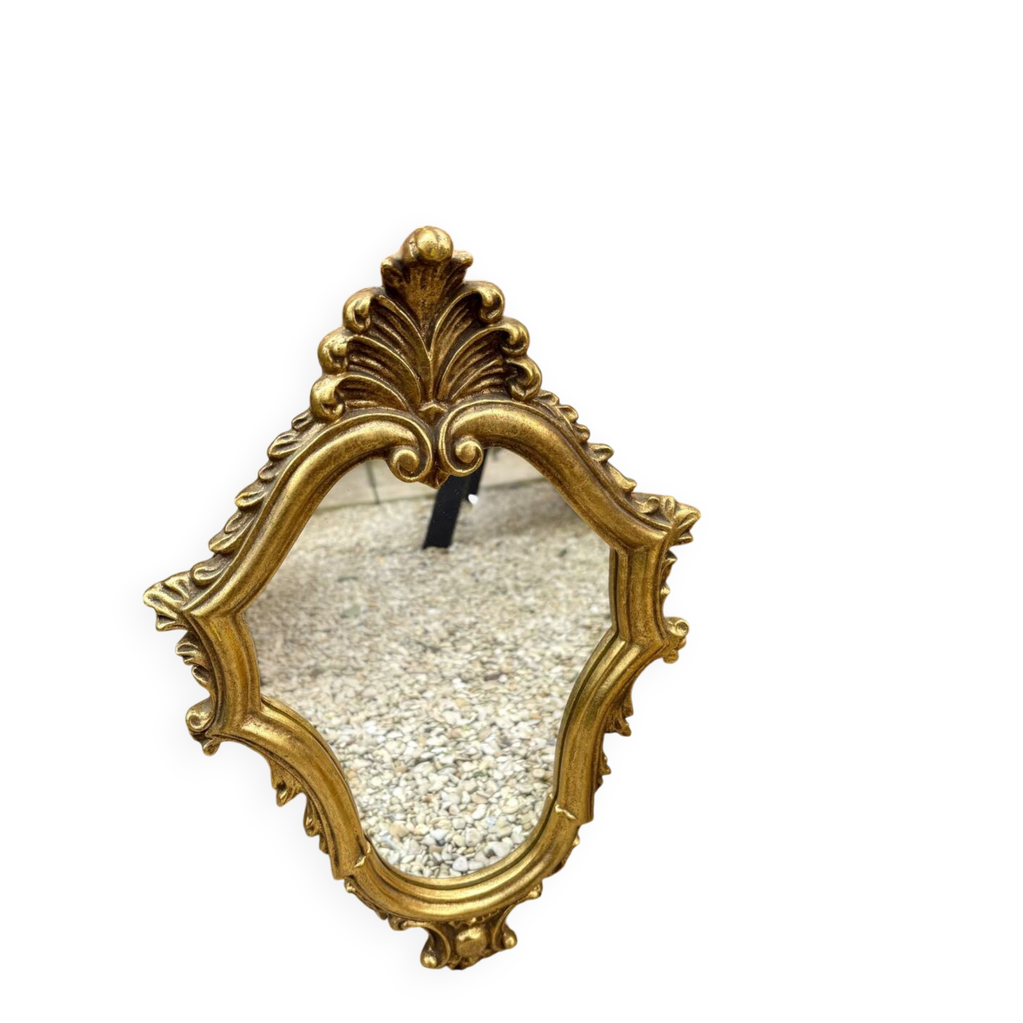 Gilded rococo mirror
