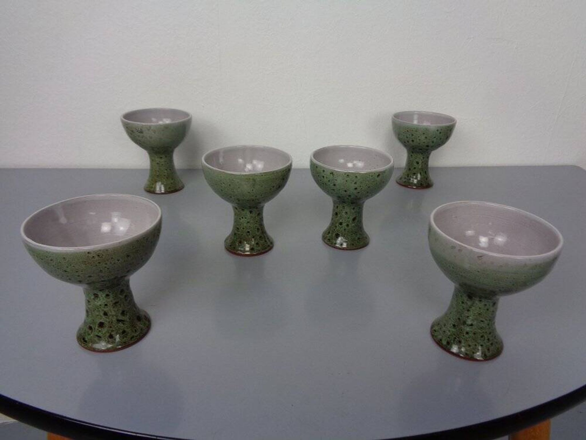 Ceramic Decanters & Tumblers, 1960s, Set of 7