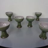 Ceramic Decanters & Tumblers, 1960s, Set of 7