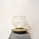 Table lamp in glass and chromed metal Italia Anni '70
