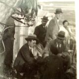 Original photograph from the 40s, Girl on horseback