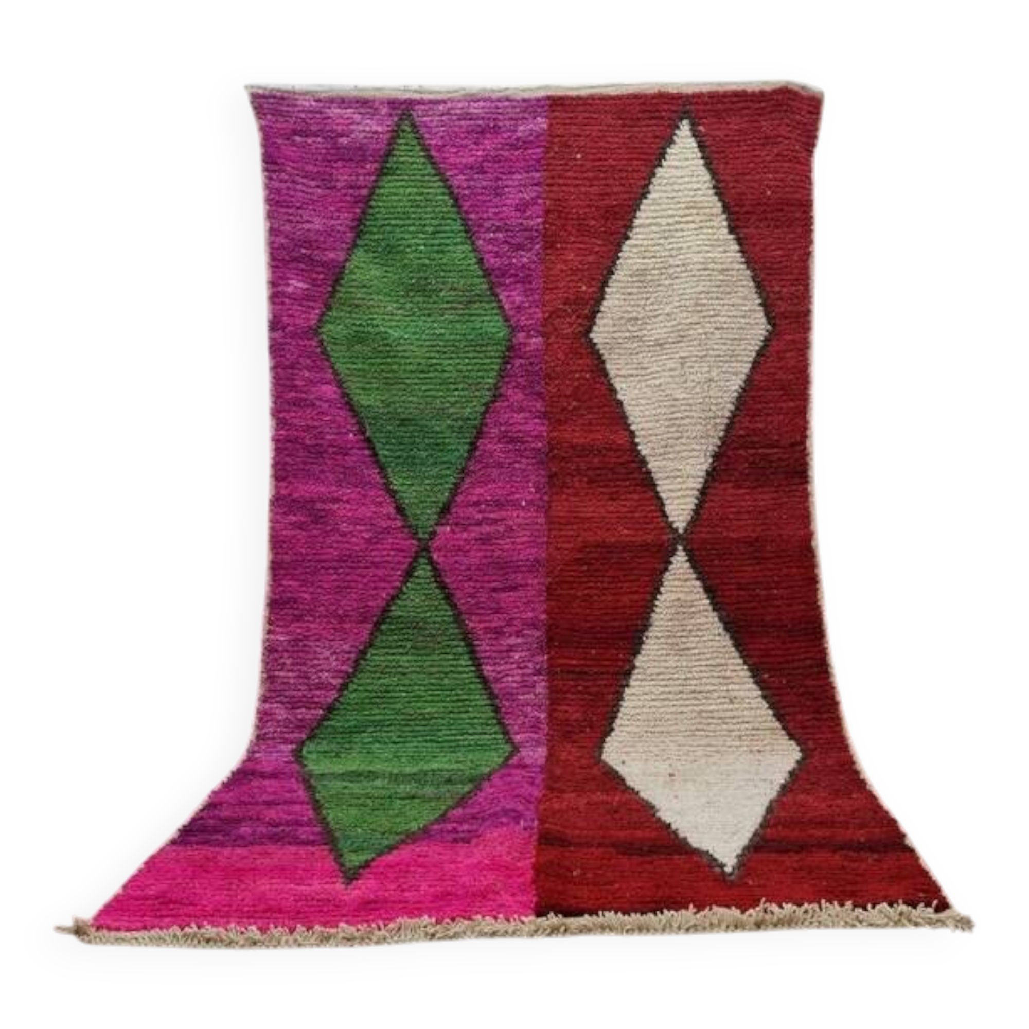 Tapis berbère en laine pure