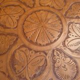 Safari set, four stools and a table 1970s