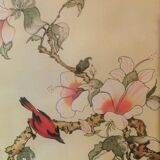 2 Vintage Chinese silk paintings